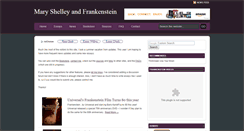 Desktop Screenshot of marywshelley.com